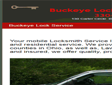 Tablet Screenshot of buckeyelockservice.com